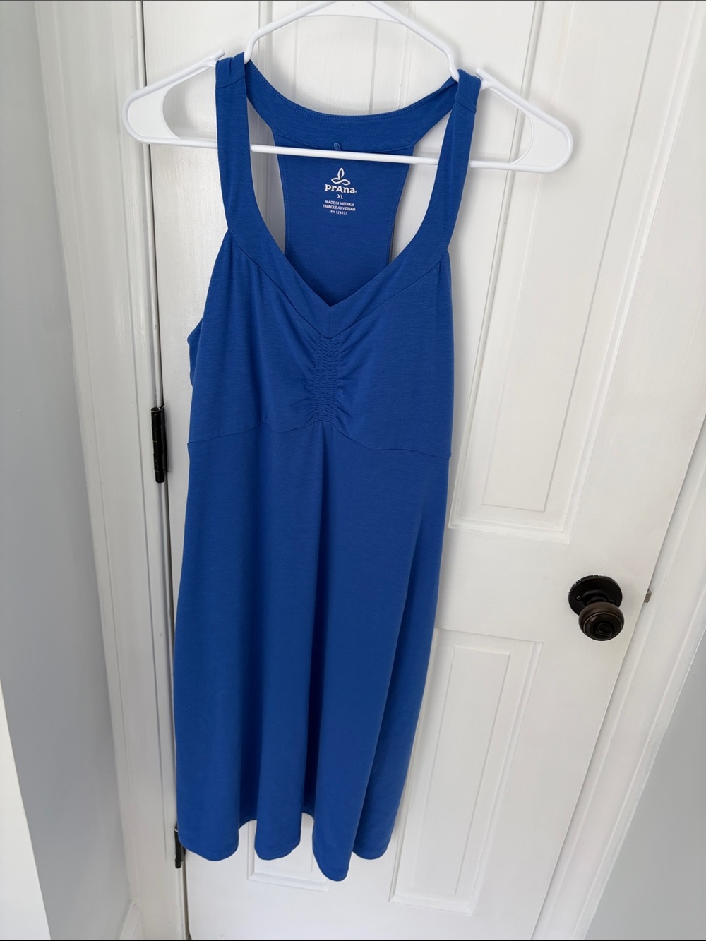 Prana Royal Blue Racerback Tank Dress